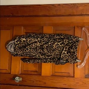 Animal print dress